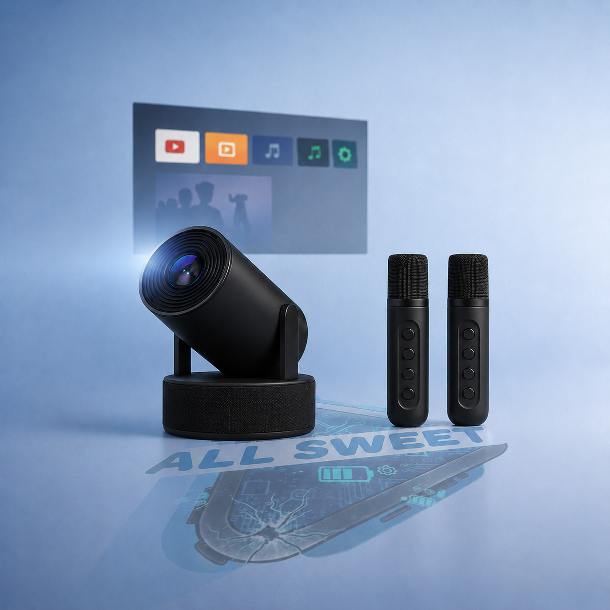 Projecteur Android Karaoké